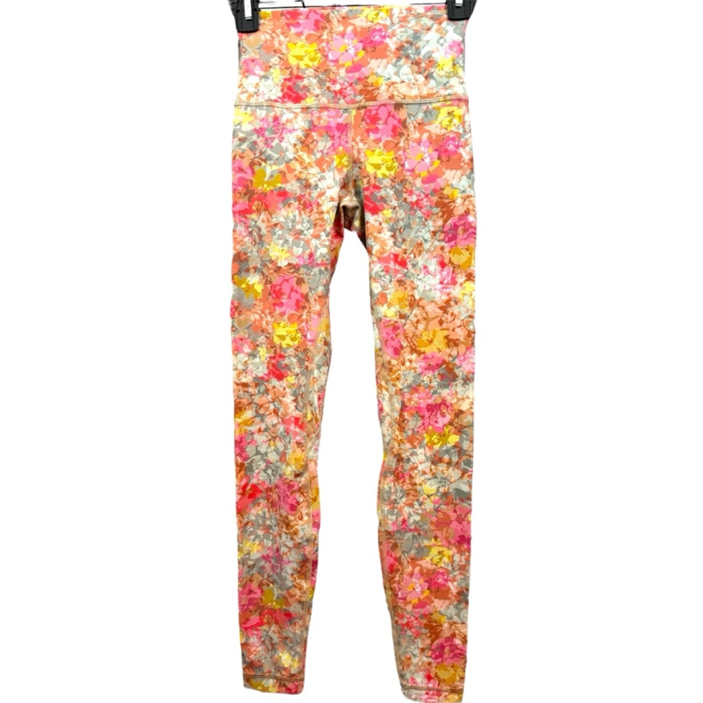 LULULEMON women’s inflorescence multi color align pant 28” - Picture 2 of 11
